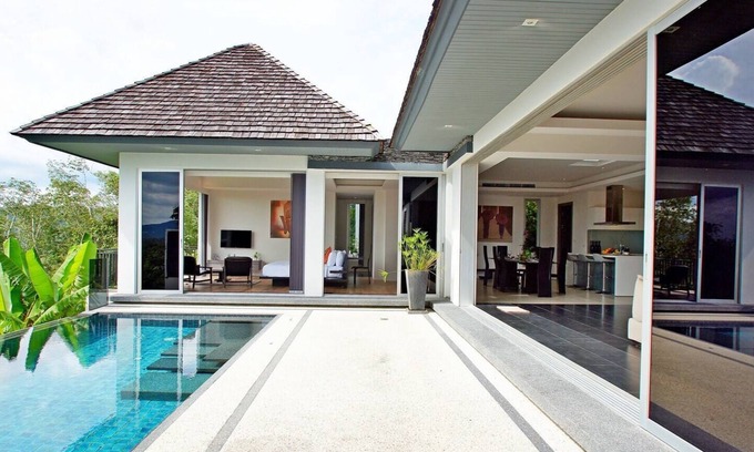 Choeng Thale Villa | Sea View Pool Villa with 3 Beds and Family Amenities
