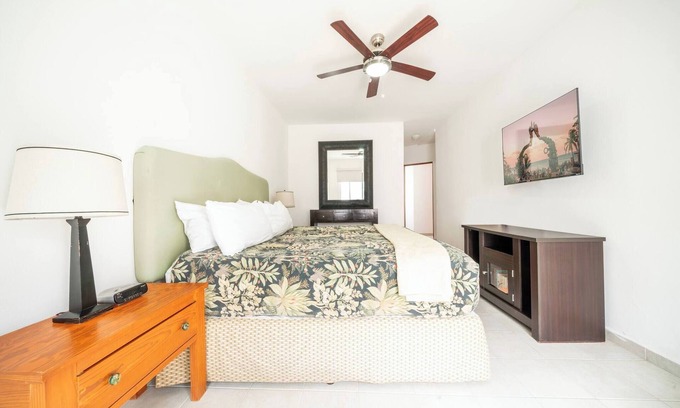 Playacar Ski Chalet | Explore Condo Quintas Pakal with Pool & Family Amenities