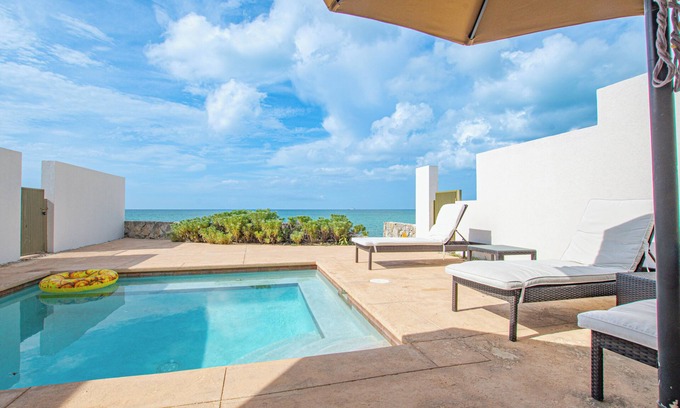 Nassau Villa | 3 BR Oceanfront Beach House with Private Pool Gated Community Staircase to Ocean