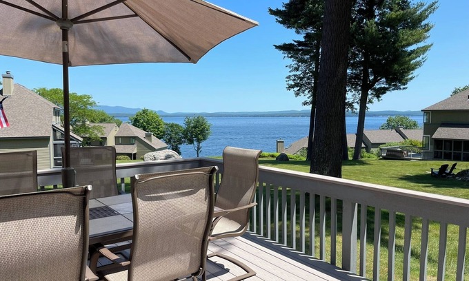 Gilford Condo | Lake Front Retreat: Pool, Tennis & Beach Access Await You