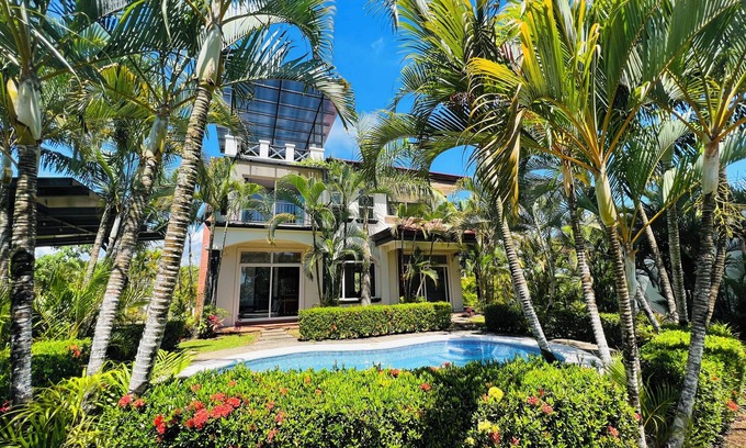 Esterillos Este Villa | 3-BR Villa, 5 min to Beach, AC, WiFi, Private Pool & Rancho, Esterillos Este