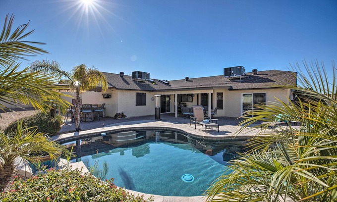 Westgreen Estates House | Sunny Desert Retreat with Pool Near Peoria Sports Complex