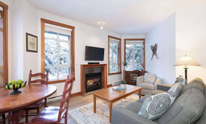 Village North House | Central Village Townhouse with Balcony and BBQ Amenities