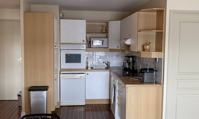 Port Guillaume Apartment | Prime Dives-sur-Mer Apartment: 2 Bedrooms for Up to 6 Guests