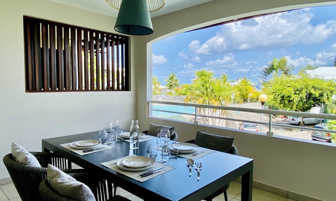 Trois-Ilets Apartment | Dream Holiday in Trois Ilets: Poolside 3-Room Getaway
