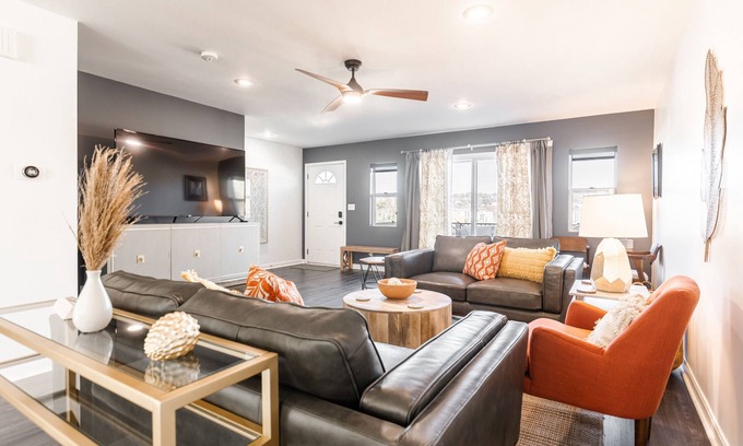 Dayton House | Riverfront Oasis: Family-Friendly & Guest Rated 9.8/10