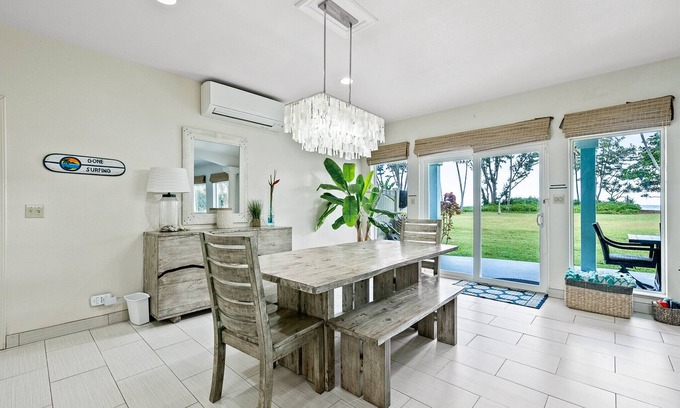 Hauula House | Beachfront Retreat: Steps from the Ocean with Top Amenities