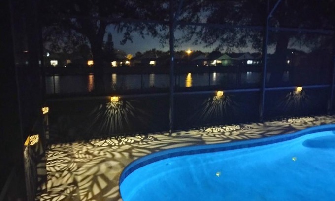 Sunrise Lakes House | Waterfront Villa with Private Pool Near Disney Fun