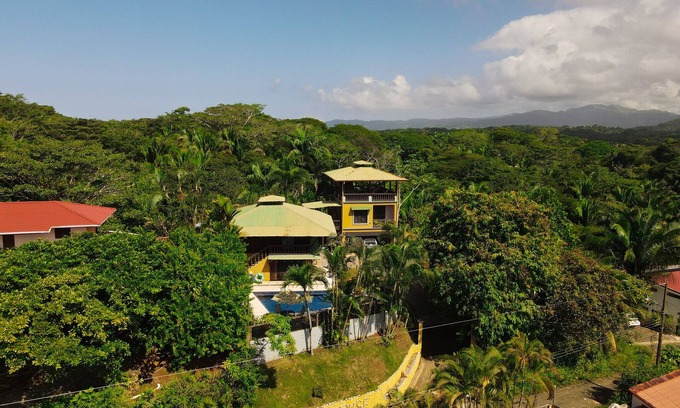 Esterillos House | Breathtaking Oceanfront Hotel with Mountain Views Minutes to Beach