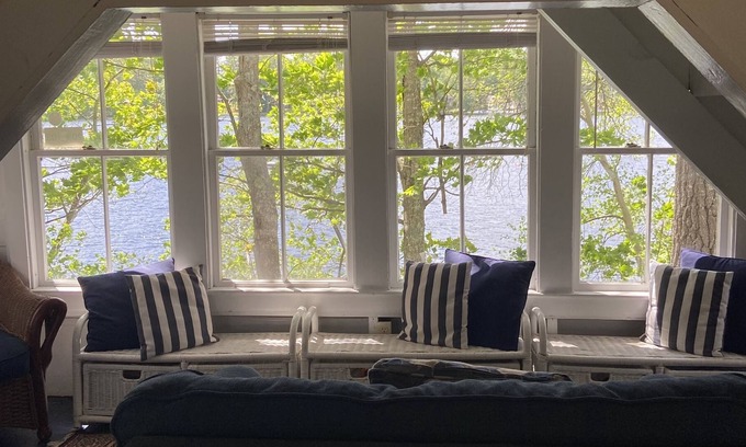 Shapleigh Cottage | 360 Views from lake front cottage perched upon a peninsula on Mousam Lake