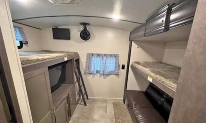 Mount Pleasant House | 37.5 ft camper. Sleeps 9. Delivery option is available.
