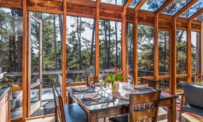 Del Monte Forest House | Discover 3771 Serenity in the Woods: Pet-Friendly Retreat