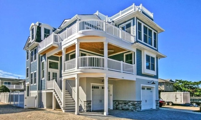 The Dunes House | Oceanfront Retreat: 6-Bedroom Home with Pool & Views