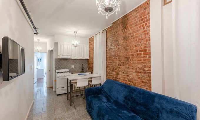 East Harlem Apartment | Ideal Two Bedroom Home Steps from Park Ave with Kitchen