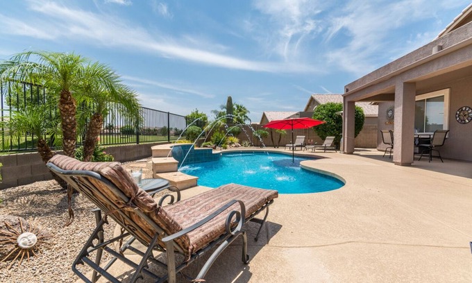 Augusta Ranch House | Discover 'Mesa Haven': Heated Pool & Golf Course Retreat