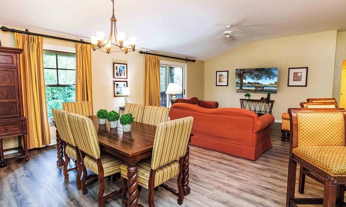 St. Augustine Condo | Relaxing Balcony Oasis with Resort Pool and Spa Access