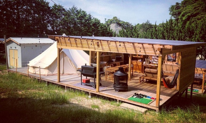 Isumi RV Rental | Glamping Getaway for 4 in Isumi City, Chiba with Breakfast