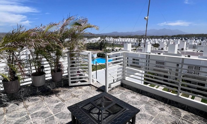 Mezcales Condo | Family-Friendly Rooftop Garden Condo near Nuevo Vallarta