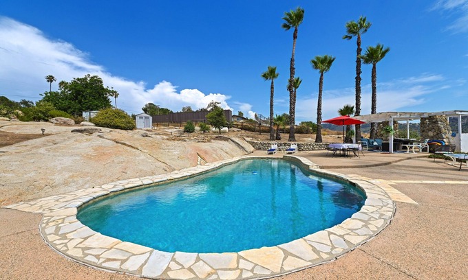 Valley Center House | Private Home with Pool & Scenic Views on 2.5 Acres
