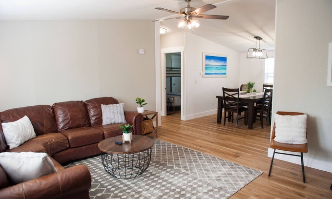 Garden City House | Ideal 4-Bedroom Home Near Beach with EV Charger & Fire Pit
