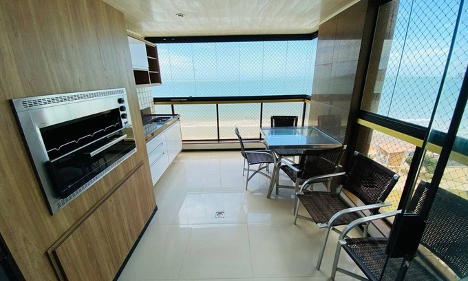 Guarapari Apartment | Oceanfront Rooms for Up to 10 with Spa & Hot Tub Access