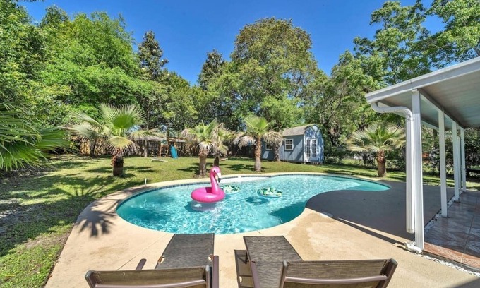 Fort Walton Beach House | Private Pool Oasis Steps from Beach & Park - Rated 9.8/10