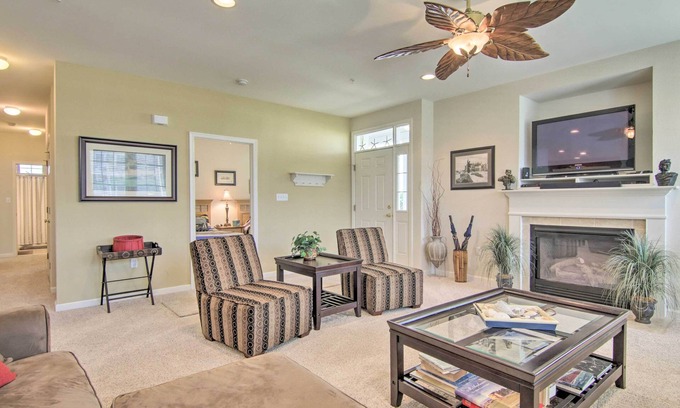 Ocean View Villa | Sunny Escape with Ocean View Porches - 4 Miles to Beach