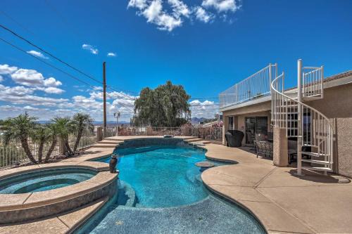 Lake Havasu City House | Elegant Retreat with Rooftop Balcony Near Lake Havasu