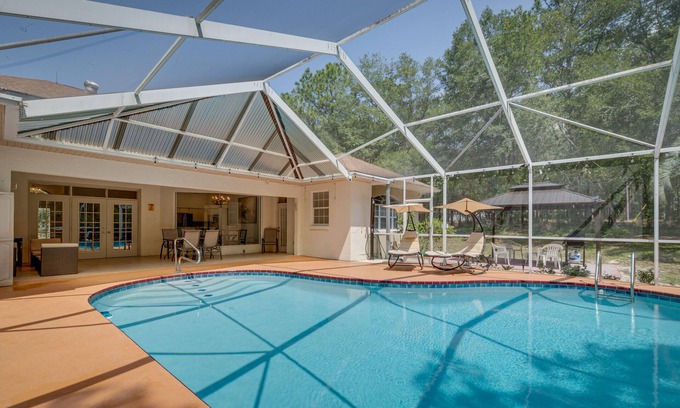 Dunnellon Villa | Relaxing Dunnellon Villa with Pool Near Rainbow Springs