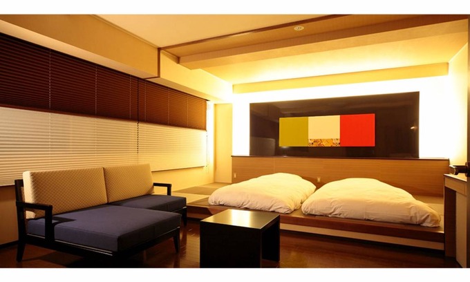 Nagahama Hotel | Comfortable 1-Bedroom Hotel with Kitchen for Two Guests