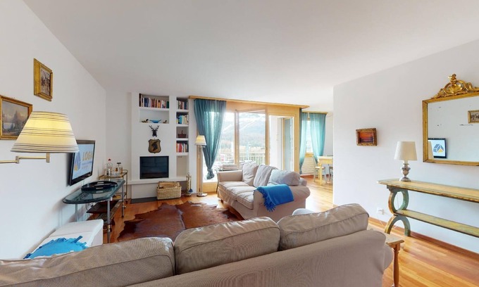 Pontresina Apartment | Exceptional 4½-Room Apartment with Spa & Pet-Friendly Options