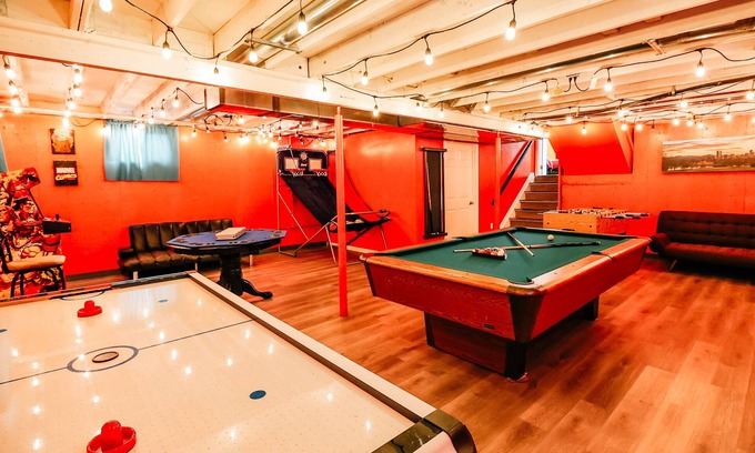 Arvada House | Experience Entertainment & Relaxation with Hot Tub and Game Room