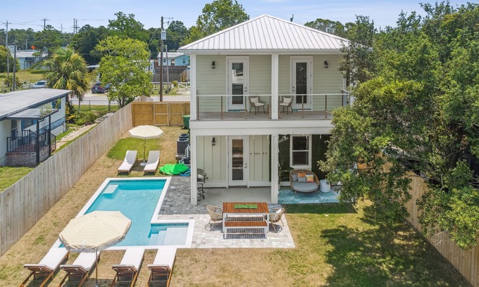 West Panama City Beach Villa | 4BR 3.5BA Oasis with Luxury Private Pool