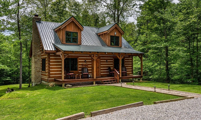 Morgantown Cabin | Inviting 4BR Retreat with Pool, Spa & Exceptional Rating