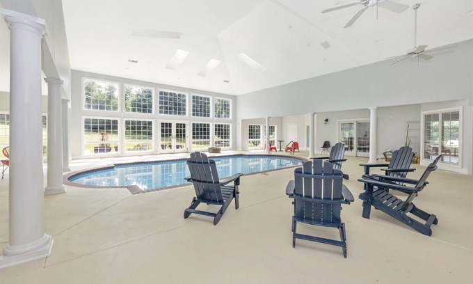 Washington County House | Family Retreat with Indoor Pool and EV Charger by Park