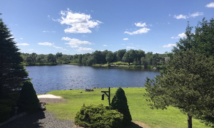 Long Pond House | Family-Friendly 4BR Lakefront Home with Private Beach Access