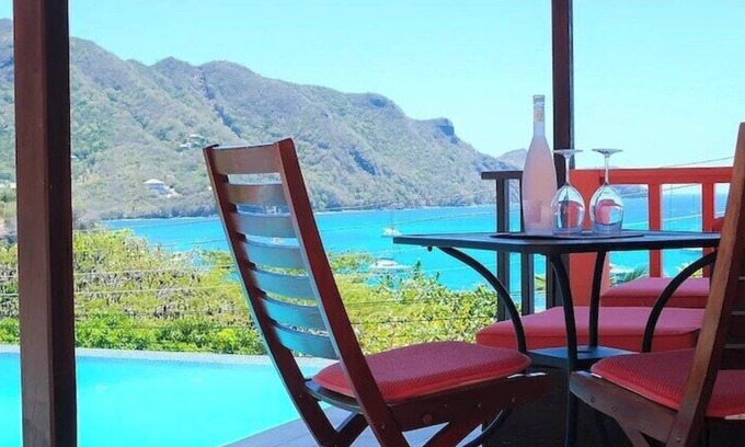 Mount Pleasant Villa | Experience Flamingo Villa: Oceanfront Retreat with Pool