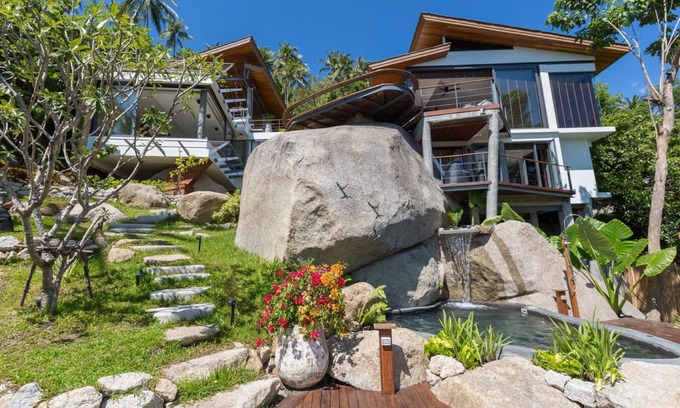 Laem Set Villa | Tranquil 4BR Hillside Villa with Ocean View in Laem Set