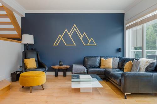 Blueberry Hill House | Spacious 4BR Townhome with Garage & Mountain Views in Whistler