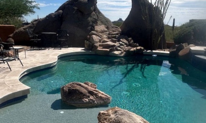 Troon North House | Elegant Estate with Heated Pool & Spa near Troon Golf