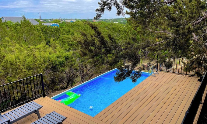 Dripping Springs House | Relaxing Retreat with Pools, Hot Tub & Scenic Lake Views