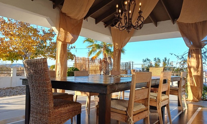 Twentynine Palms Villa | Tranquil 5 Acre Retreat with Ocean Views and Private Pool