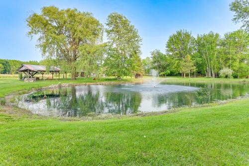 Deford House | 5-Acre Kingston Getaway Pond, Peacocks and Fire Pit