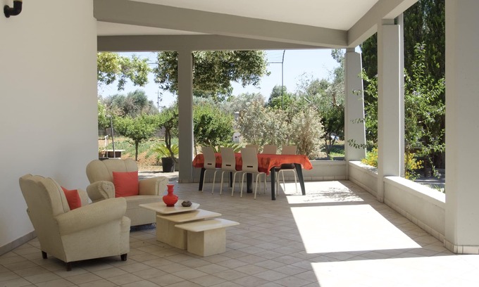Cutrofiano Villa | Top-Rated Villa with Pool and Ocean View for 10 Guests