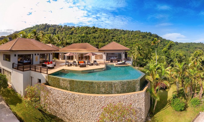 Mae Nam Villa | Elegant 5 Bedroom Villa with Ocean View and Private Pool