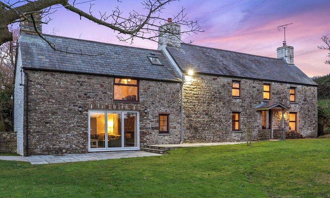 Penbryn Cottage | Historic Farmhouse with Ocean View and Pet-Friendly Amenities