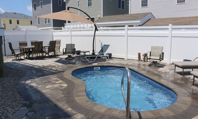 Ortley Beach House | Impressive 5-Bedroom Retreat with Private Pool & Kitchen
