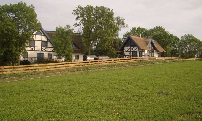 Neverow House | Exclusive Half-Timbered Retreat with Sauna and Fireplace