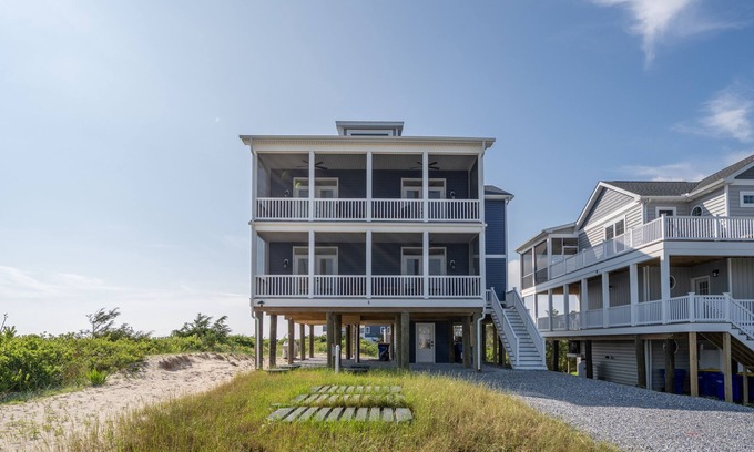 Broadkill Beach House | Beach Front Bliss at 5 Maryland Avenue - Top Guest Rated!