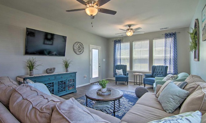 Millville House | Sunny Millville Home with Ocean View, Steps from Boardwalk